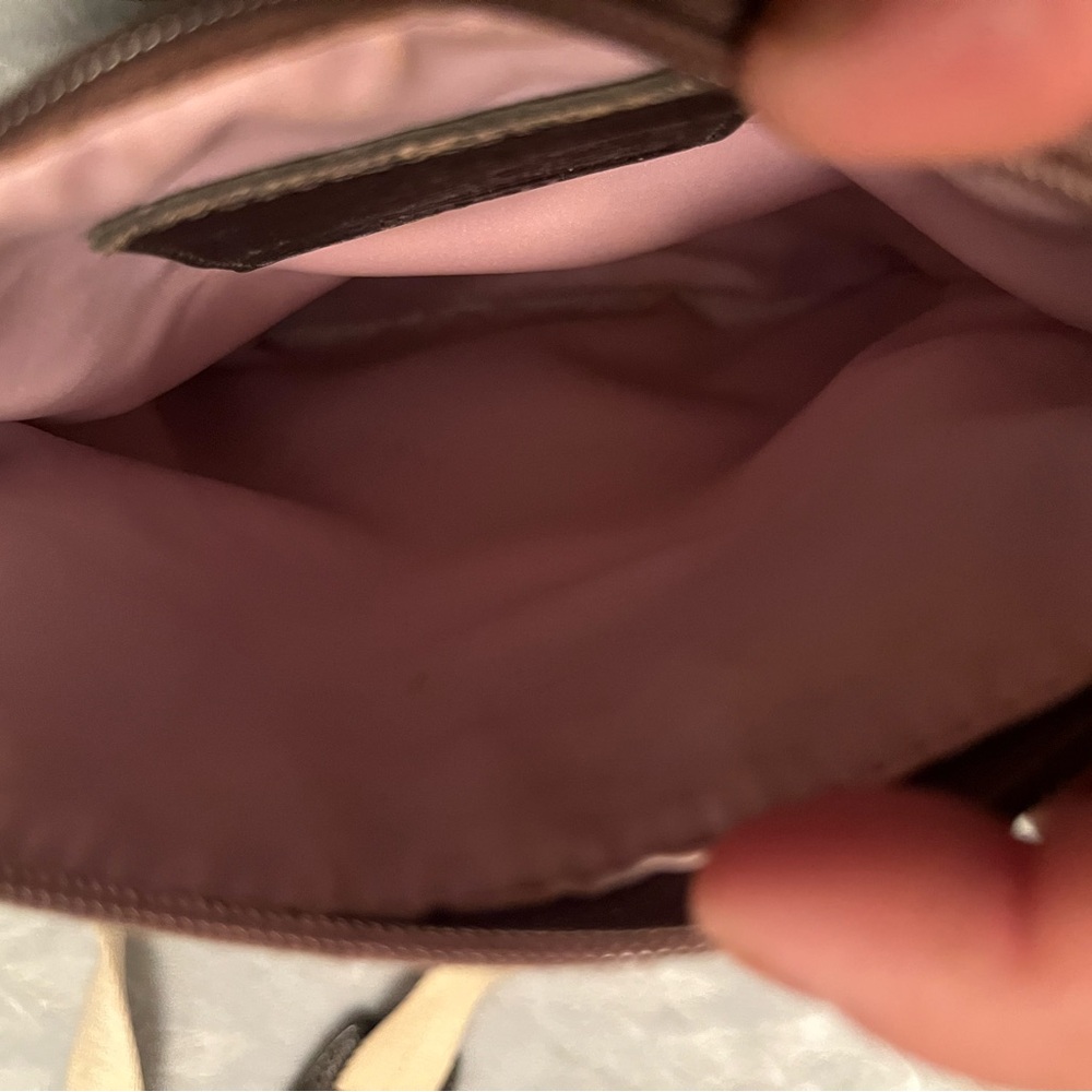 Coach Signature Brown and Tan Messenger Bag - Picture 4 of 4